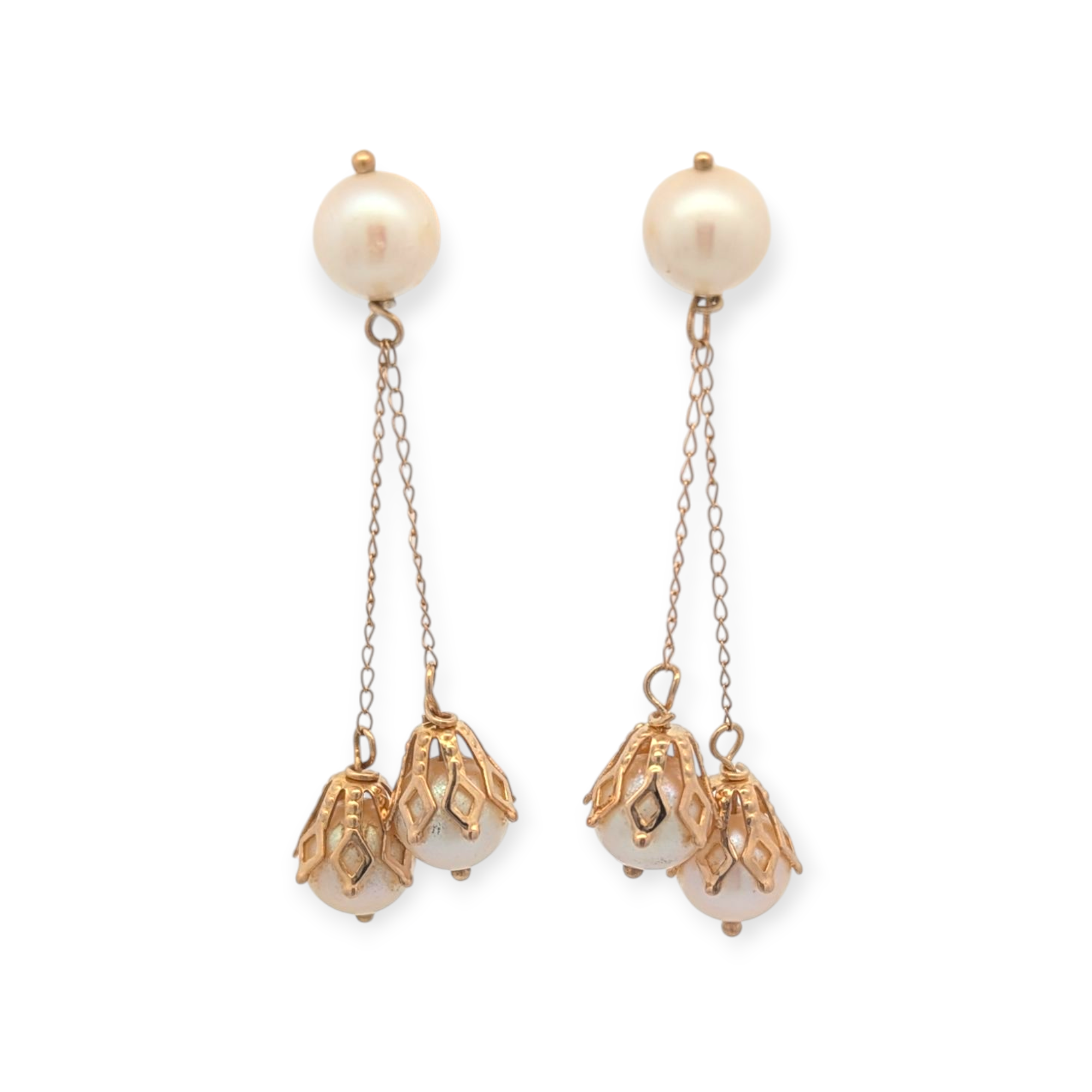 Vintage Pearl Drop Earrings