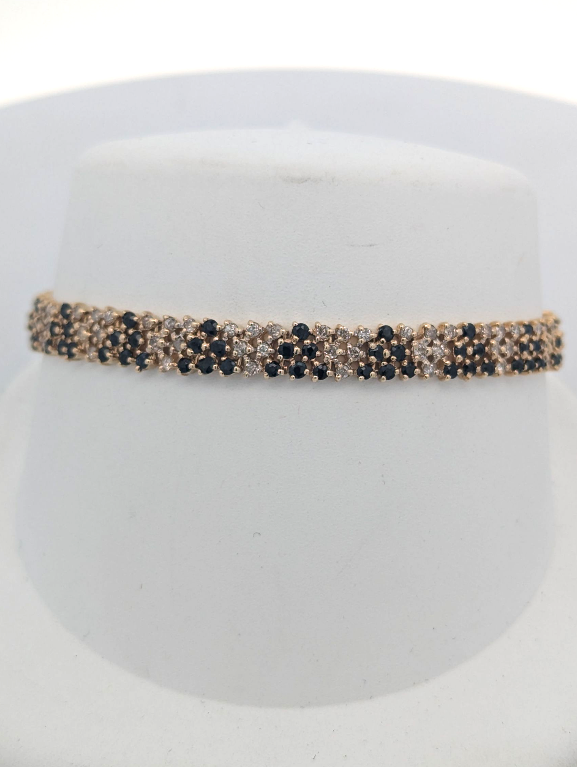 Vintage Diamond and Sapphire Bracelet