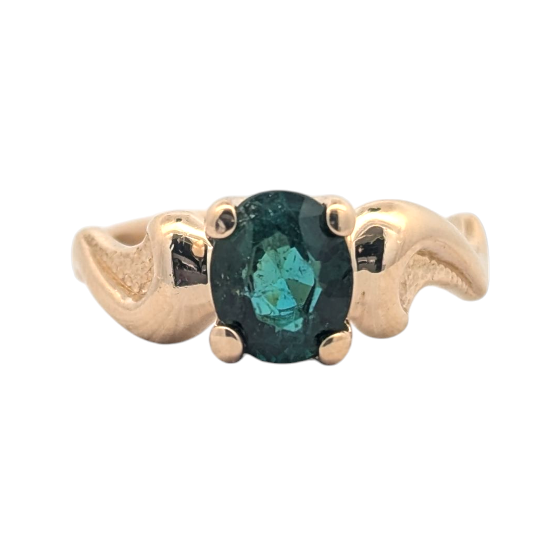 Vintage Green Tourmaline Ring
