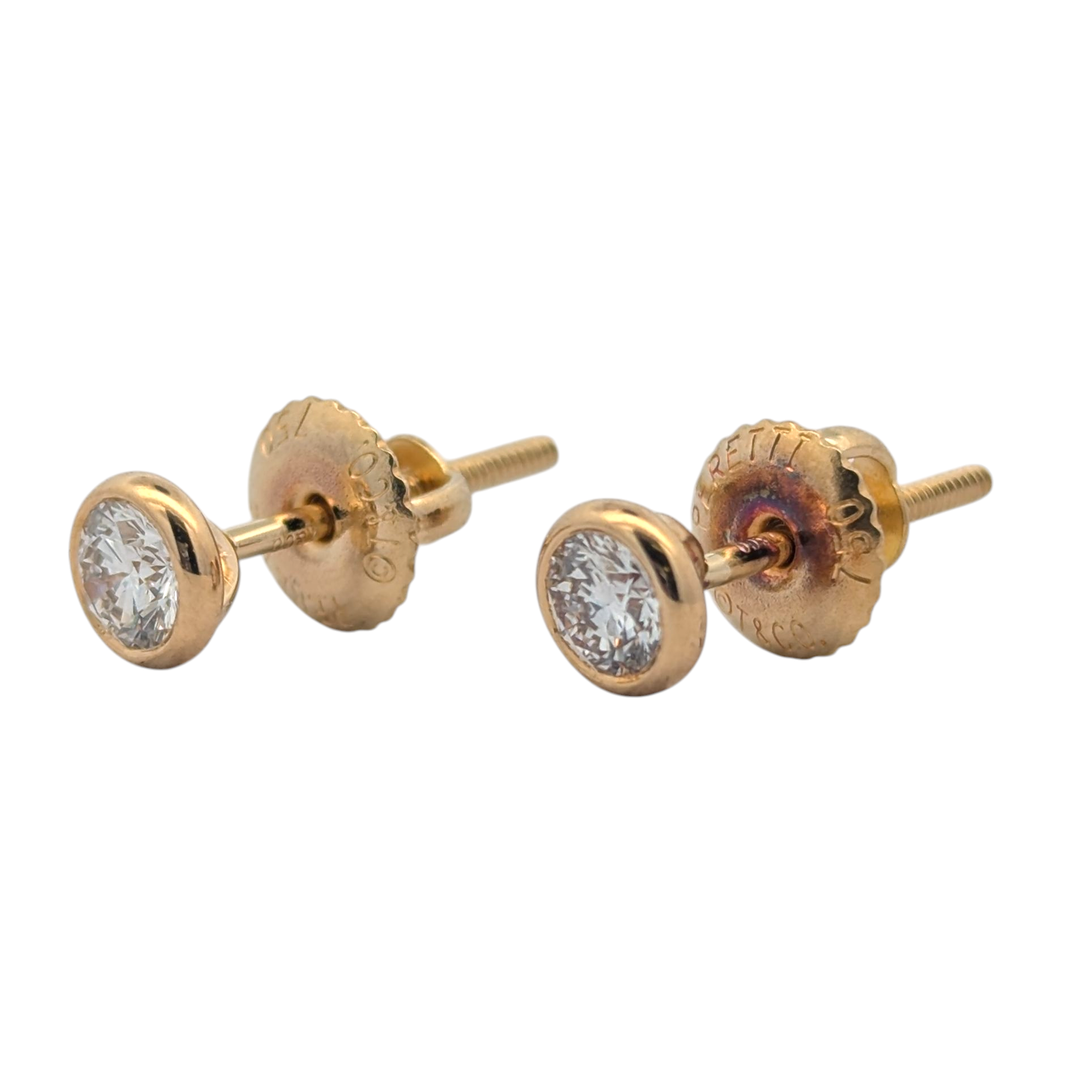 Vintage 18K Tiffany and Co Stud Earrings