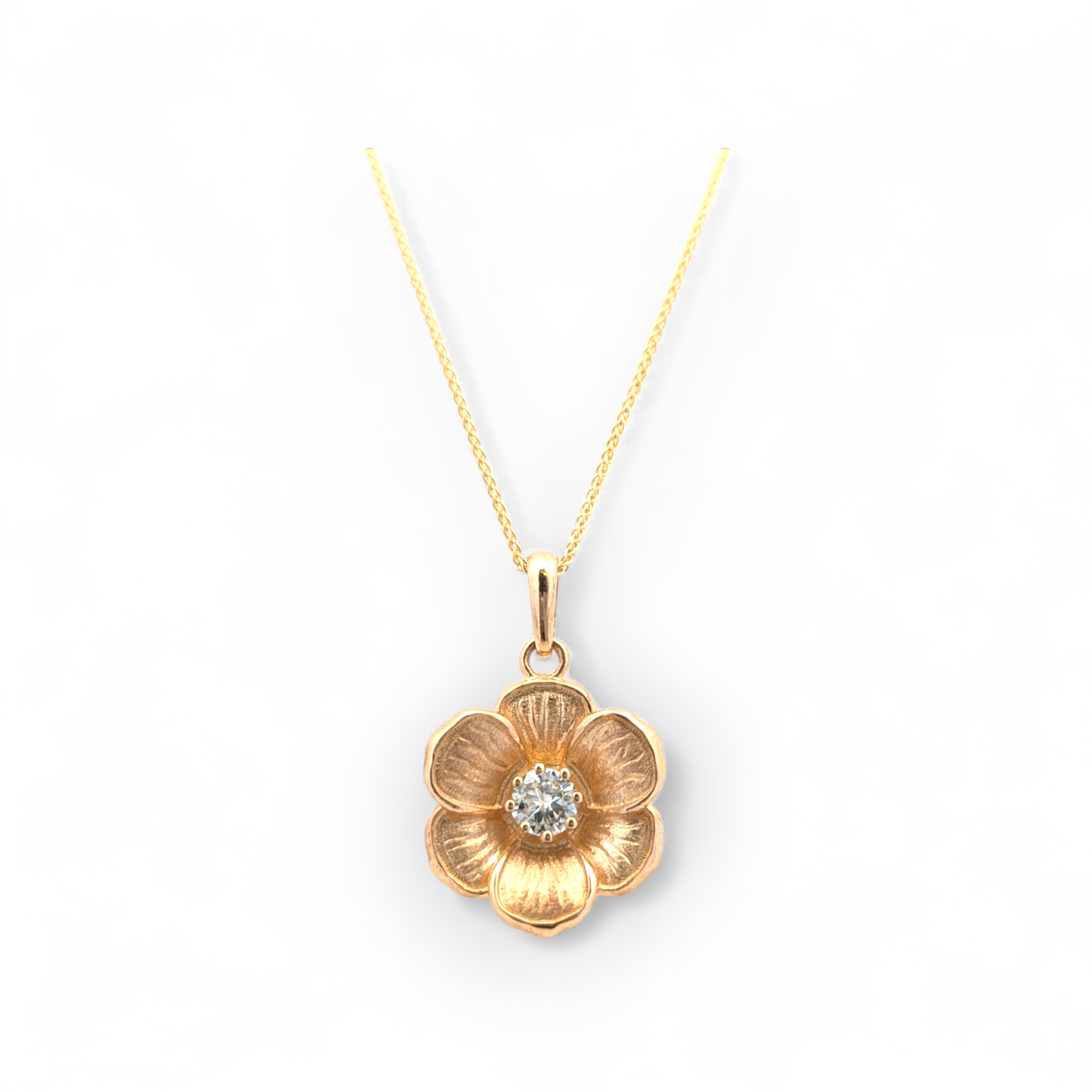 Florentina Diamond Necklace in 14k Gold