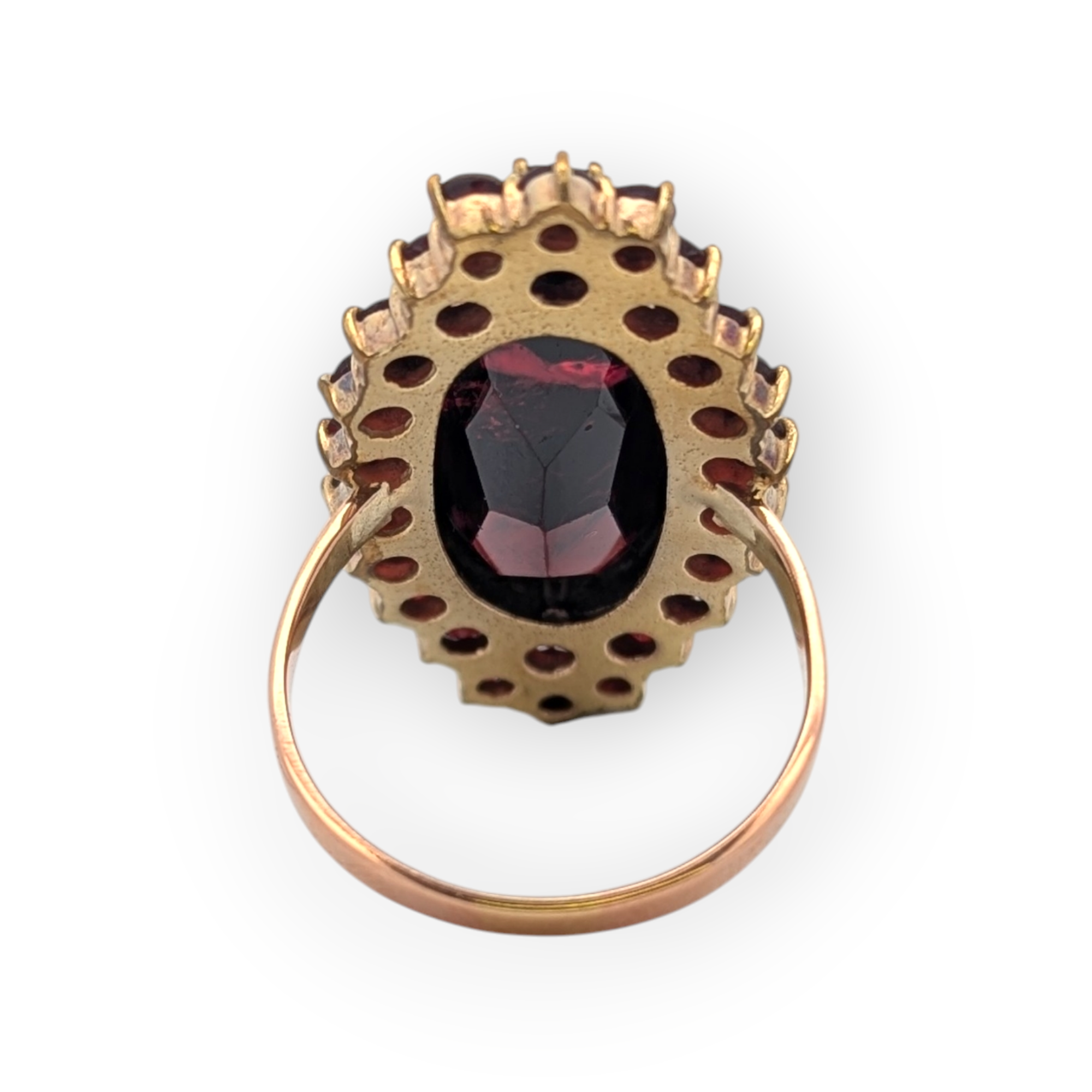 Vintage Garnet Cocktail Ring