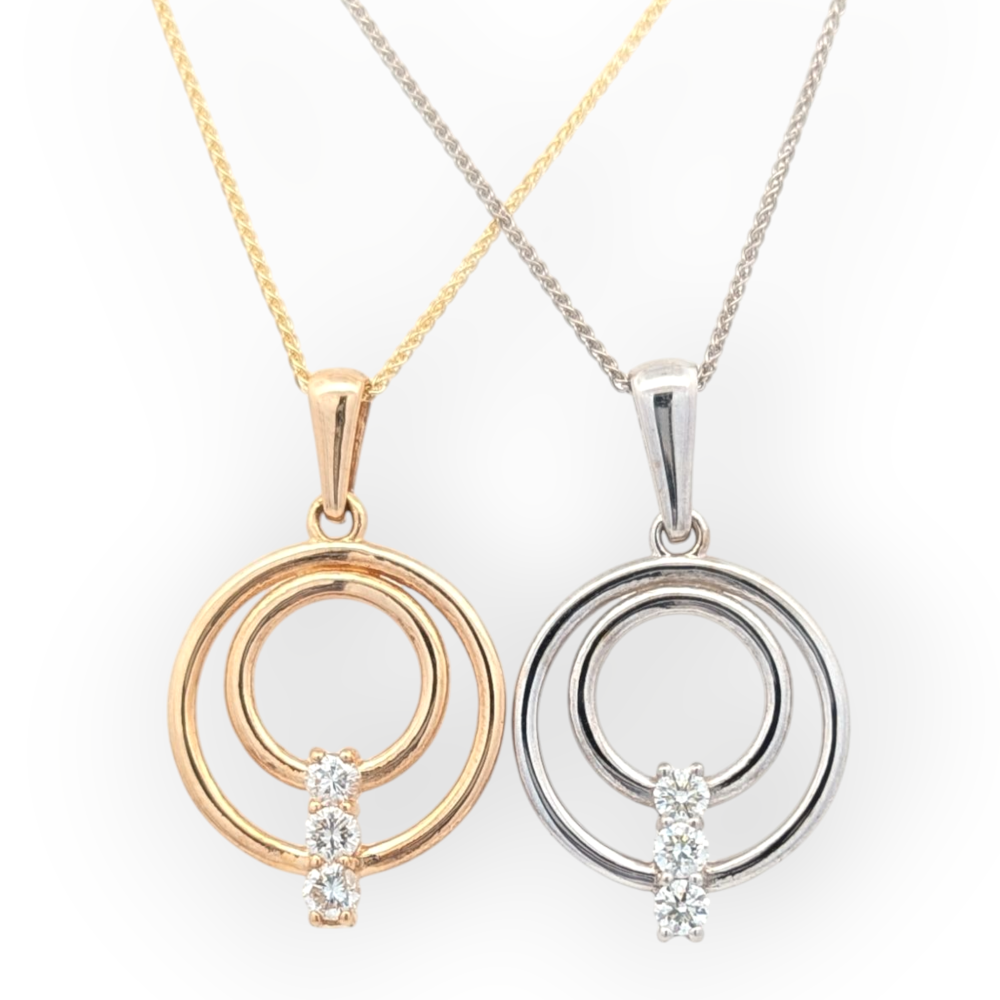 Celina Diamond Necklace in 14k Gold