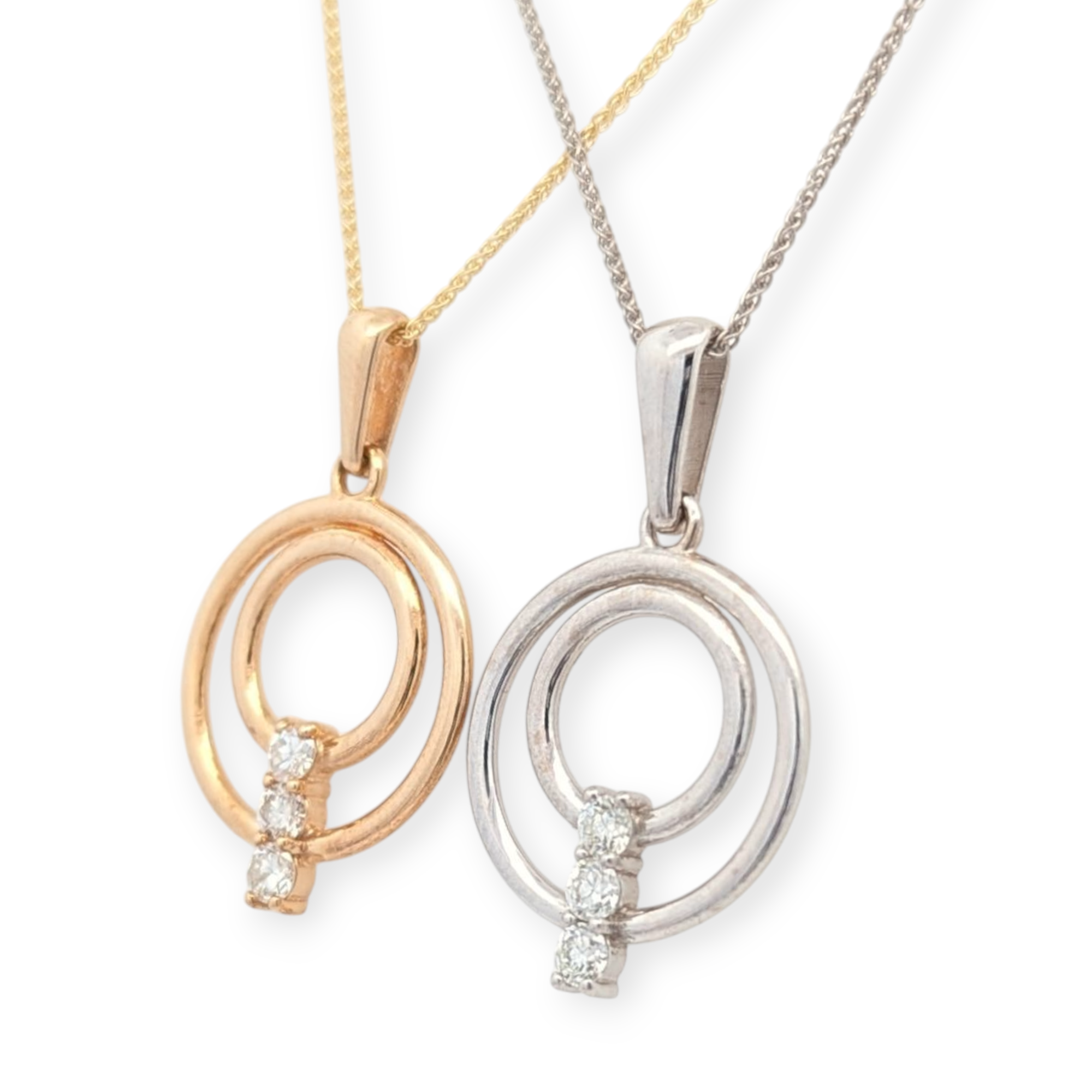 Celina Diamond Necklace in 14k Gold