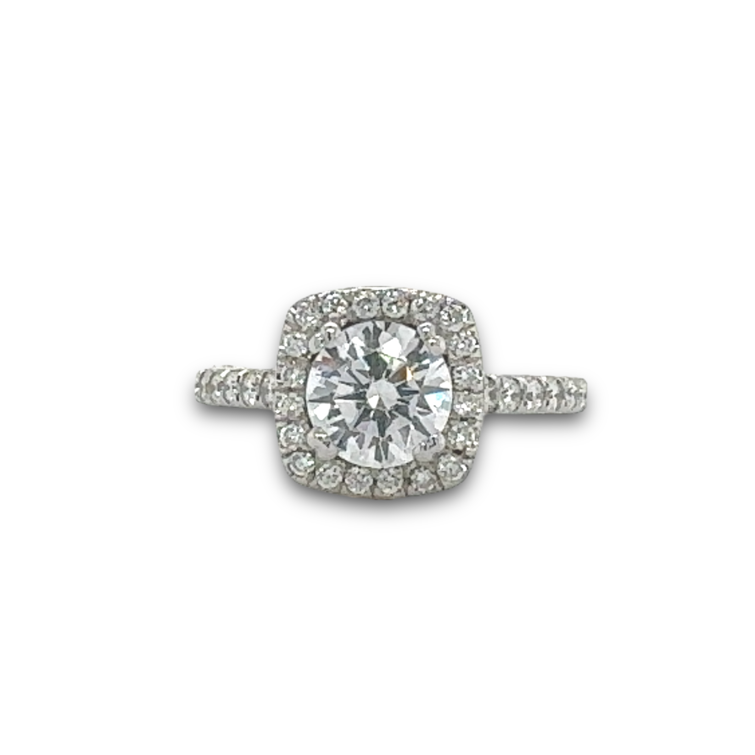 Torelli Square Halo  Engagement Ring Semi-mount