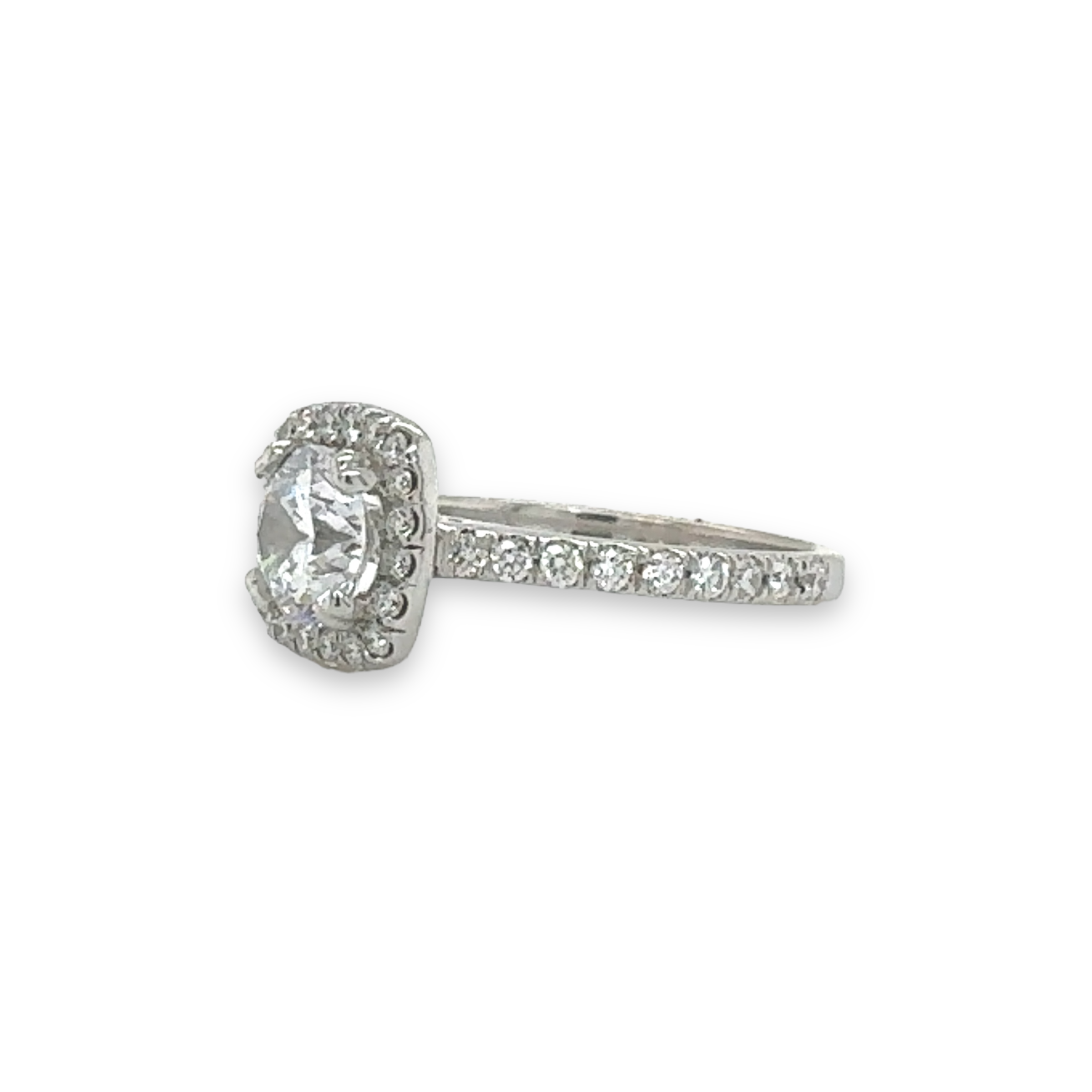 Torelli Square Halo  Engagement Ring Semi-mount