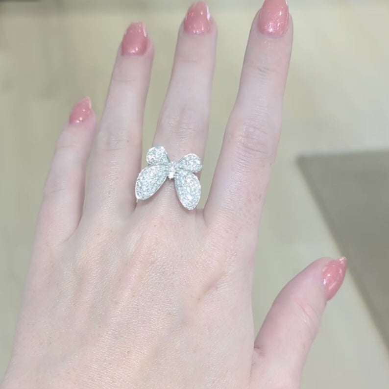 Vintage Butterfly Cocktail Ring