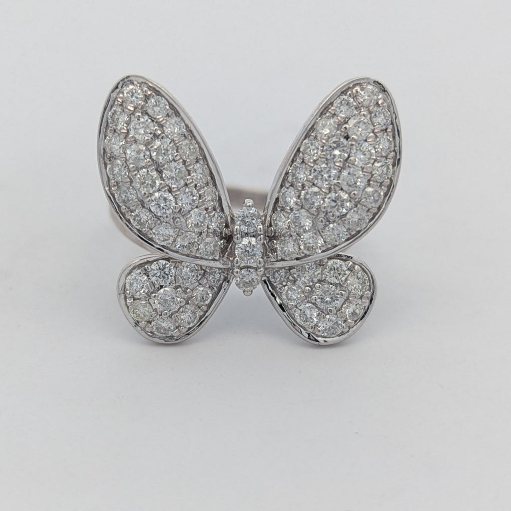 Vintage Butterfly Cocktail Ring