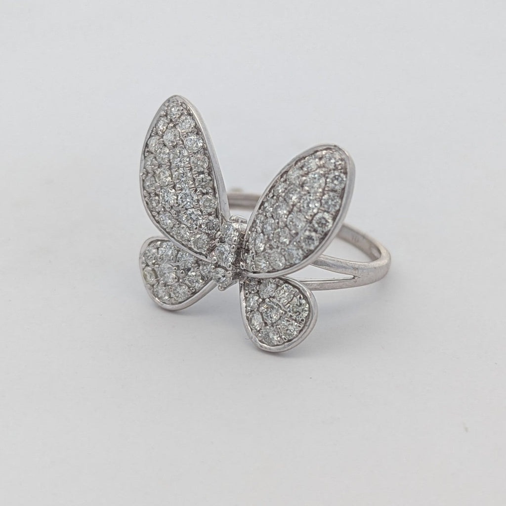 Vintage Butterfly Cocktail Ring