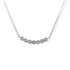 Bezel-Set Bar Necklace