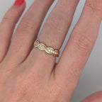 Yellow Gold Braid Ring