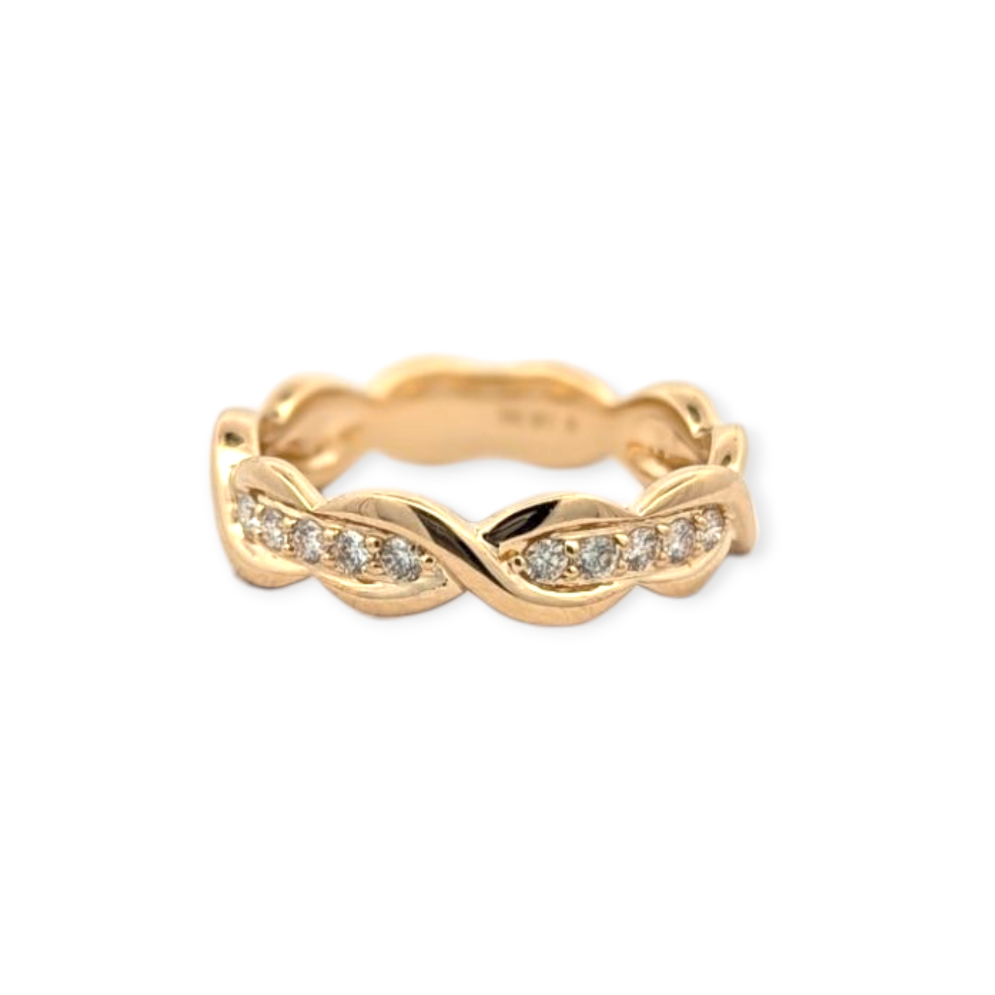 Yellow Gold Braid Ring