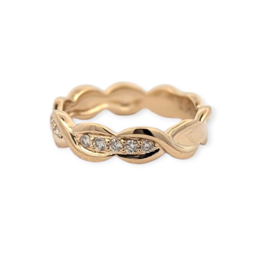 Yellow Gold Braid Ring