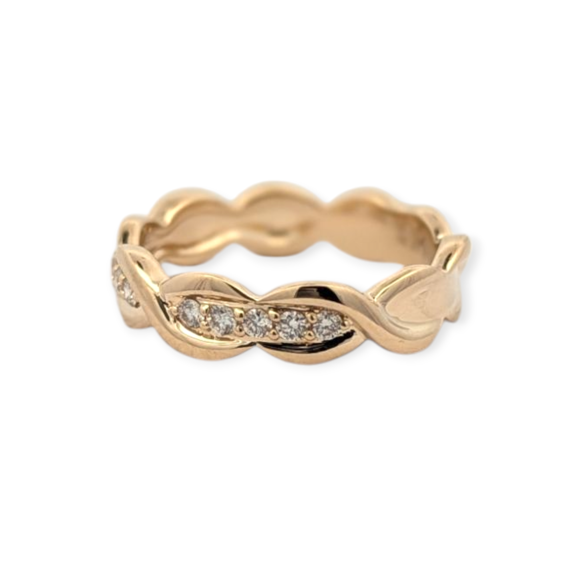 Yellow Gold Braid Ring