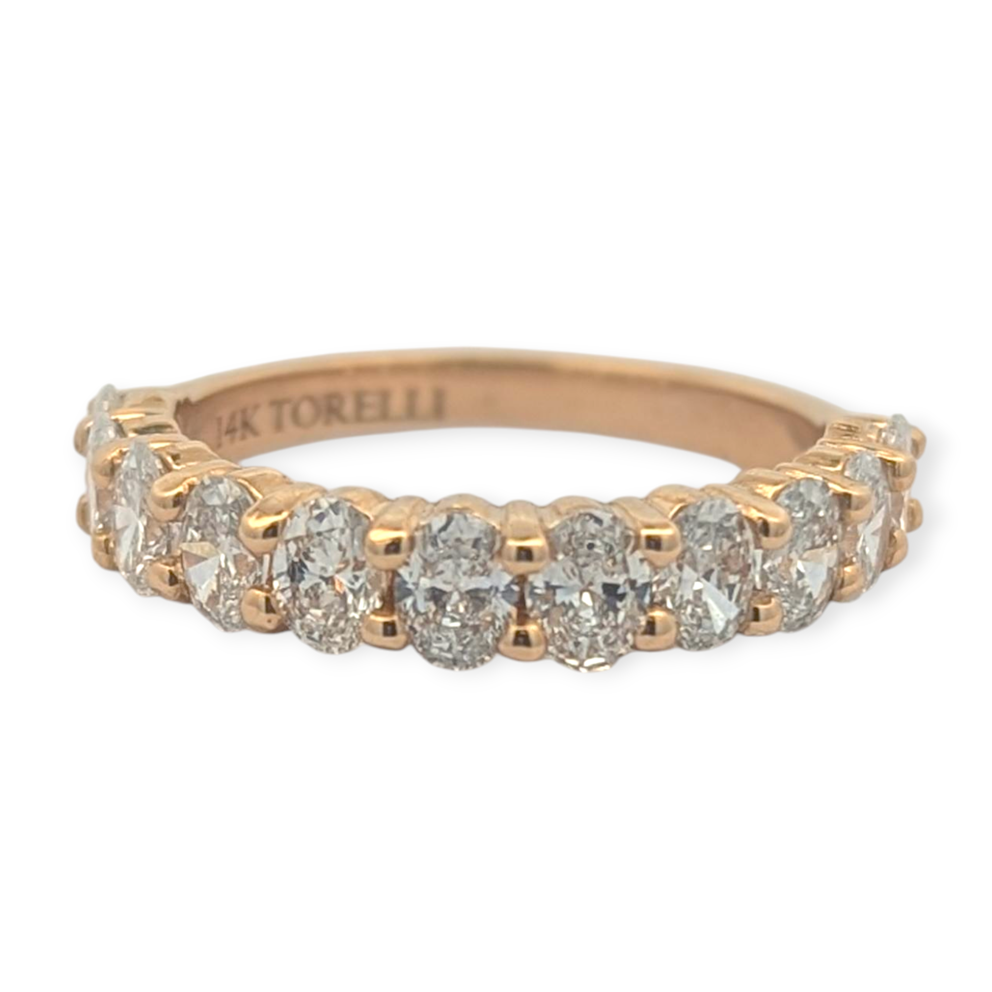 Oval Lab Grown Diamond Band