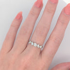 Multi-Shape Diamond Ring in 14k White Gold
