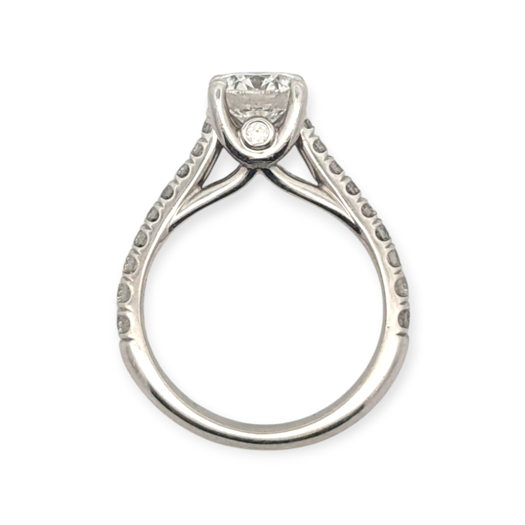 Platinum Engagement Ring with GIA Diamond