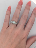 Vintage Platinum Engagement Ring