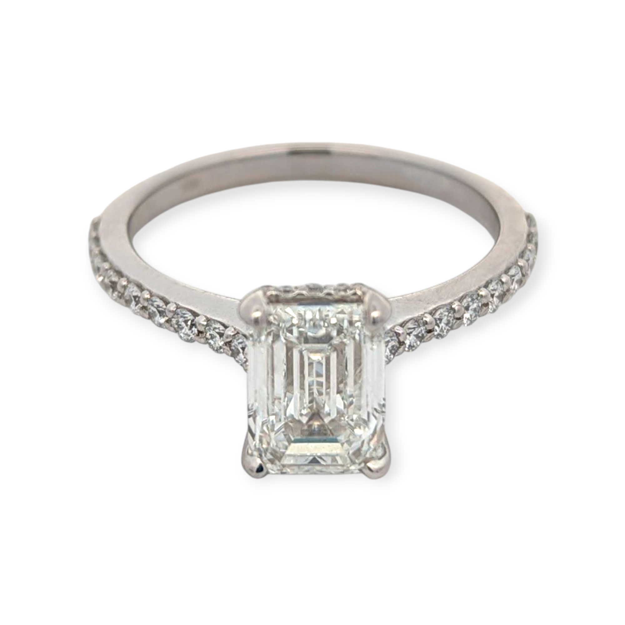 Classic Hidden Halo Solitaire Engagement Ring [Made to Order]
