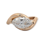 Wave Wrap Engagement Ring [Made to Order]