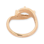 Wave Wrap Engagement Ring [Made to Order]