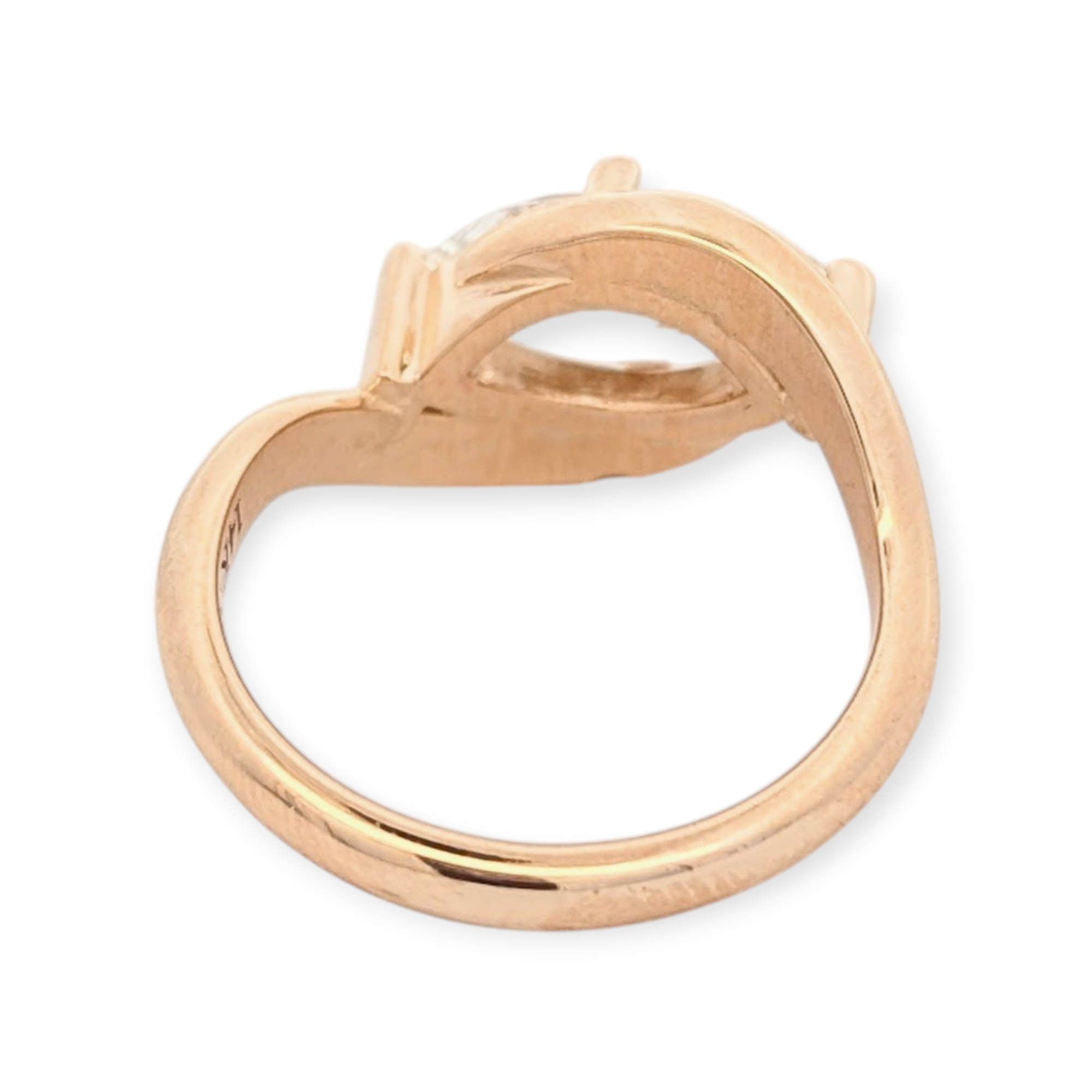 Wave Wrap Engagement Ring [Made to Order]