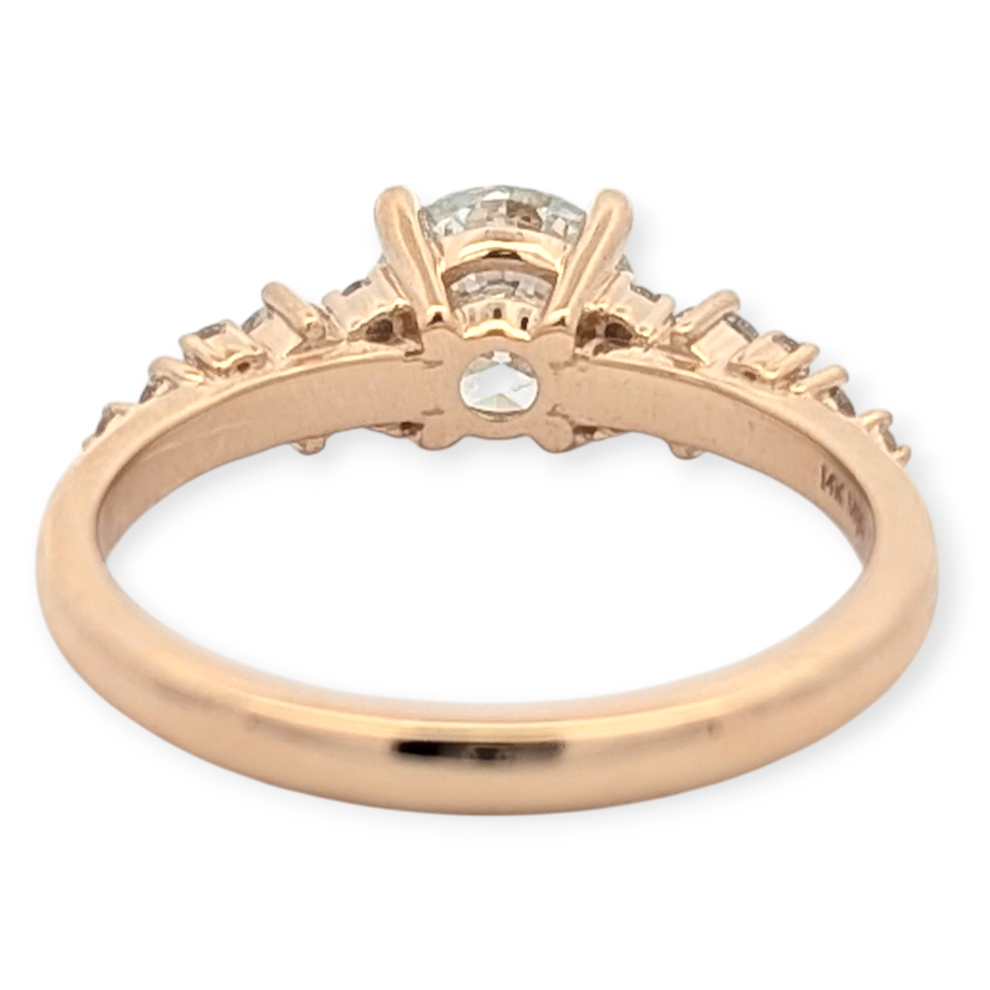 Starlight Cluster Accent Engagement Ring [Made to Order]