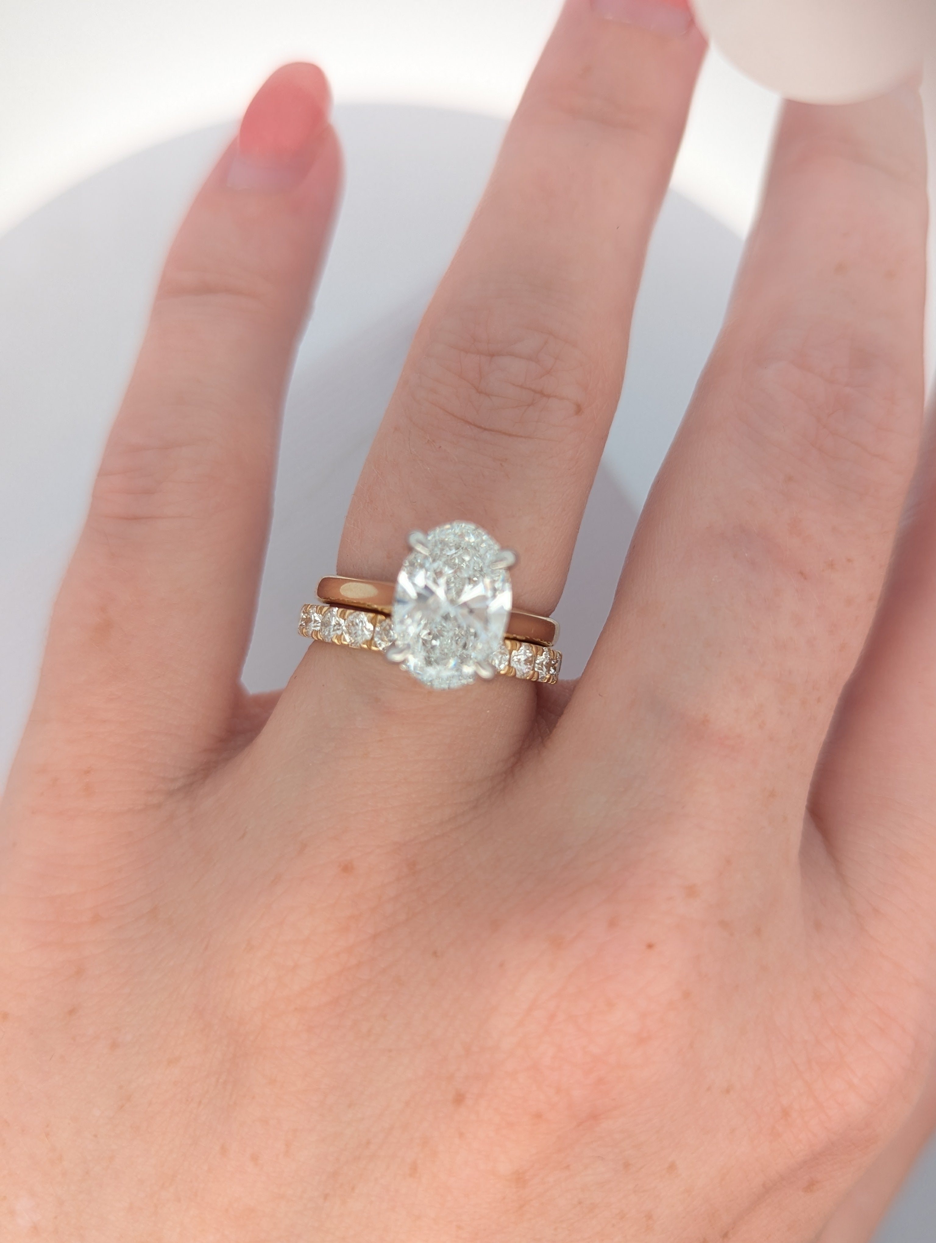 Classic Hidden Halo Solitaire Engagement Ring [Made to Order]