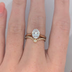 14K Gold Crown Contour Bands