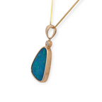 Opal and Diamond Pendant