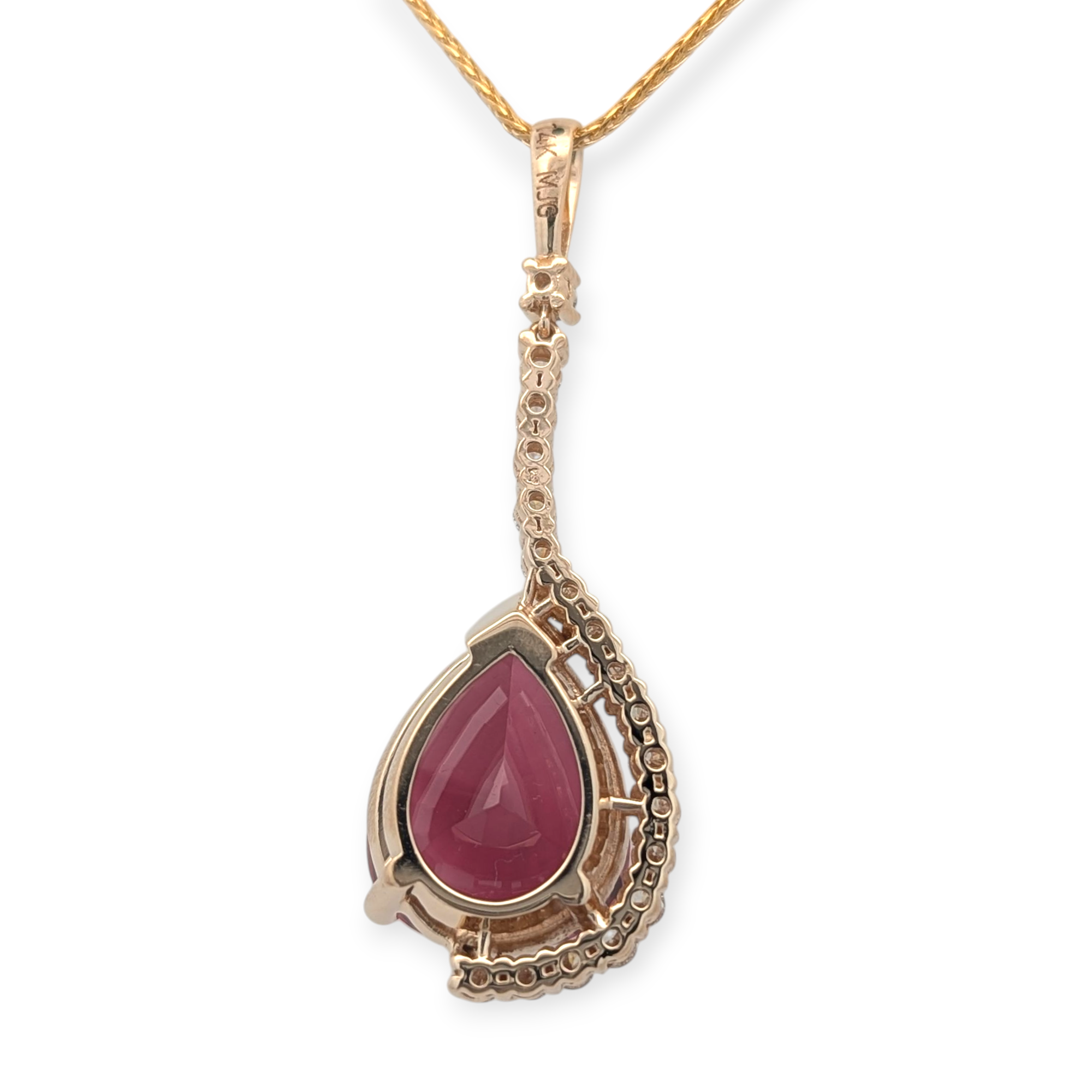 Tourmaline and Diamond Statement Pendant