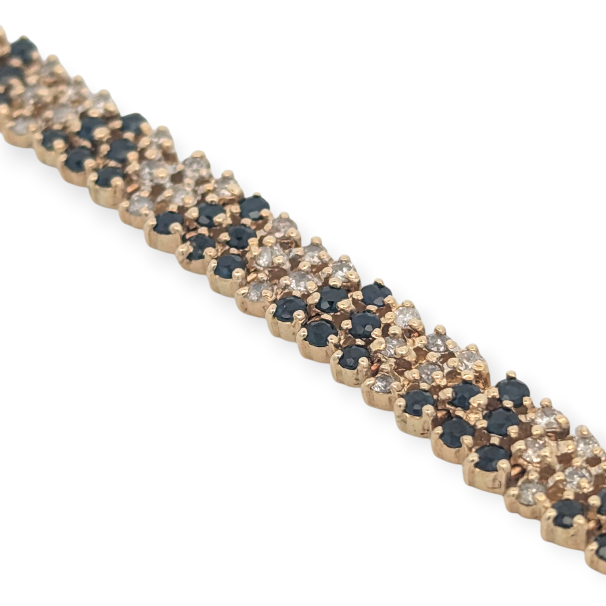 Vintage Diamond and Sapphire Bracelet
