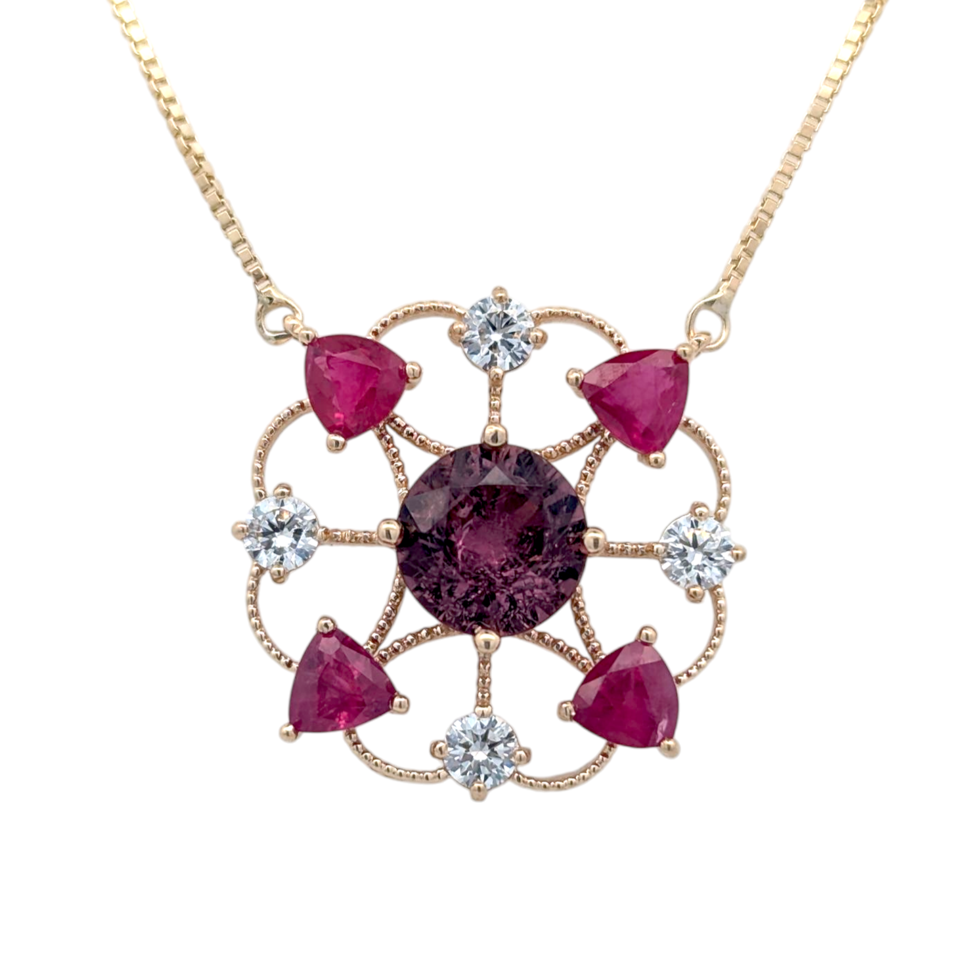 Valentina 14K Gold Compass Necklace