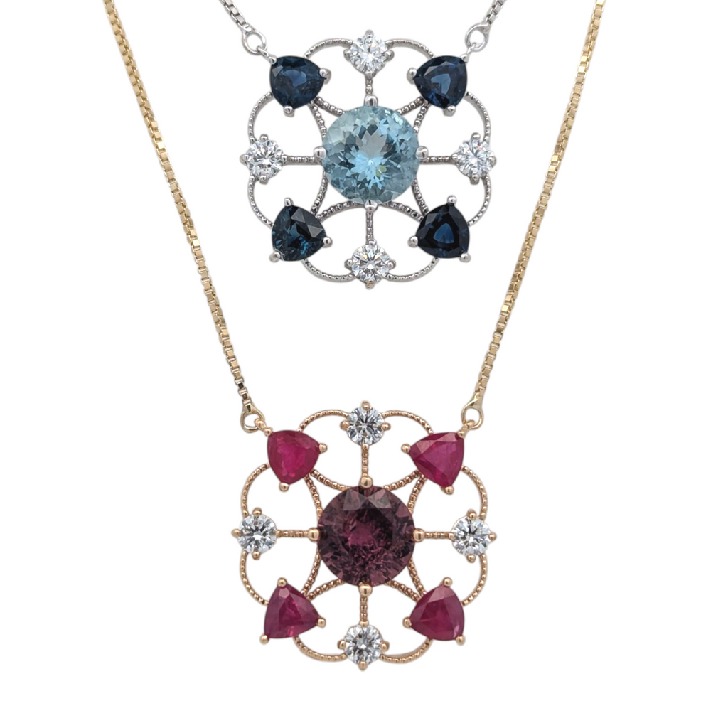 Valentina 14K Gold Compass Necklace