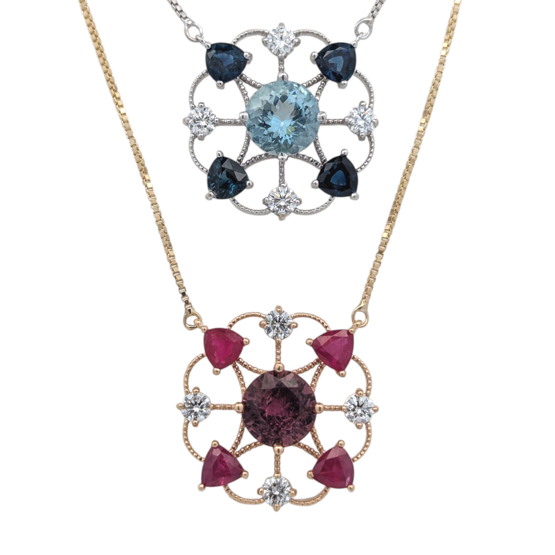 Valentina 14K Gold Compass Necklace