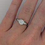 Vintage Platinum and Diamond Engagement Ring