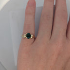 Vintage Green Tourmaline Ring