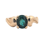 Vintage Green Tourmaline Ring
