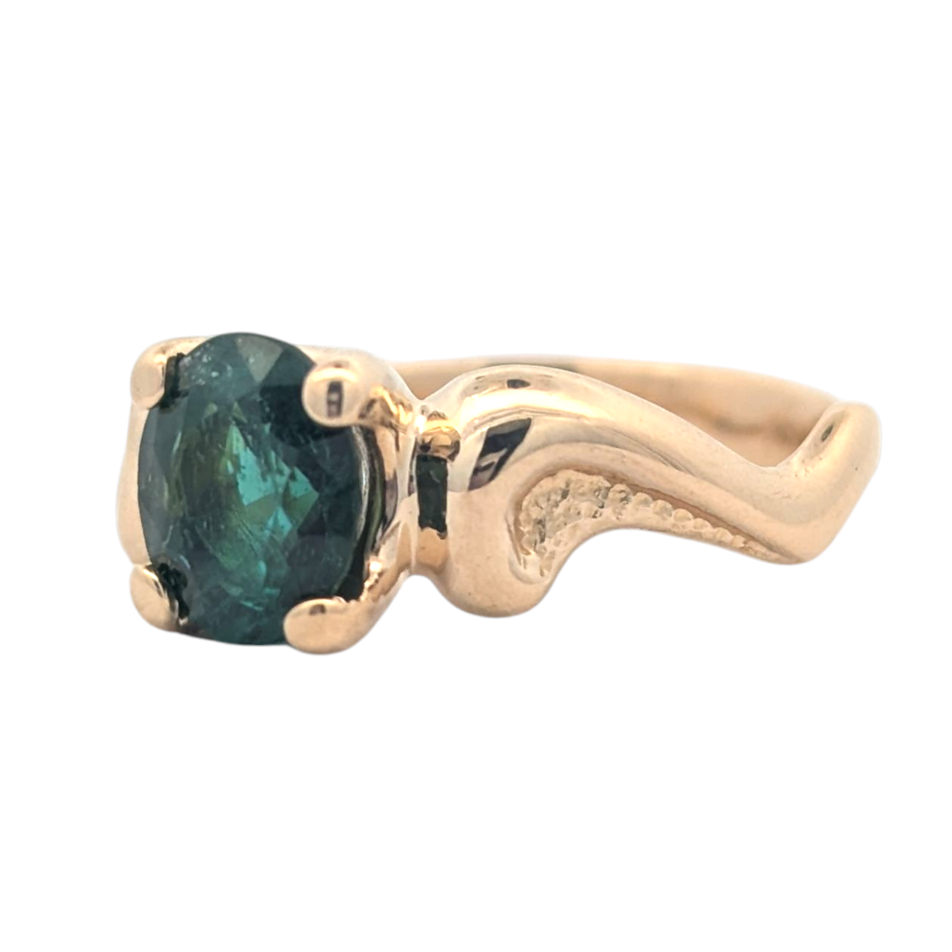 Vintage Green Tourmaline Ring