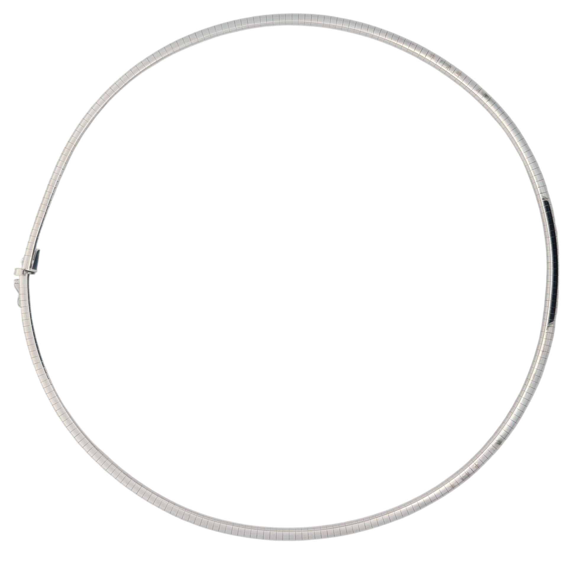 Vintage 14K White Gold Omega Chain