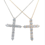 Lab Grown Diamond Cross in 14K Gold