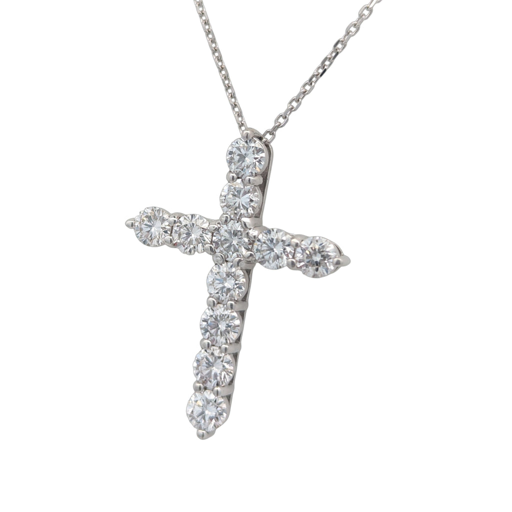 Lab Grown Diamond Cross in 14K Gold