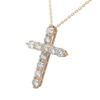 Lab Grown Diamond Cross in 14K Gold