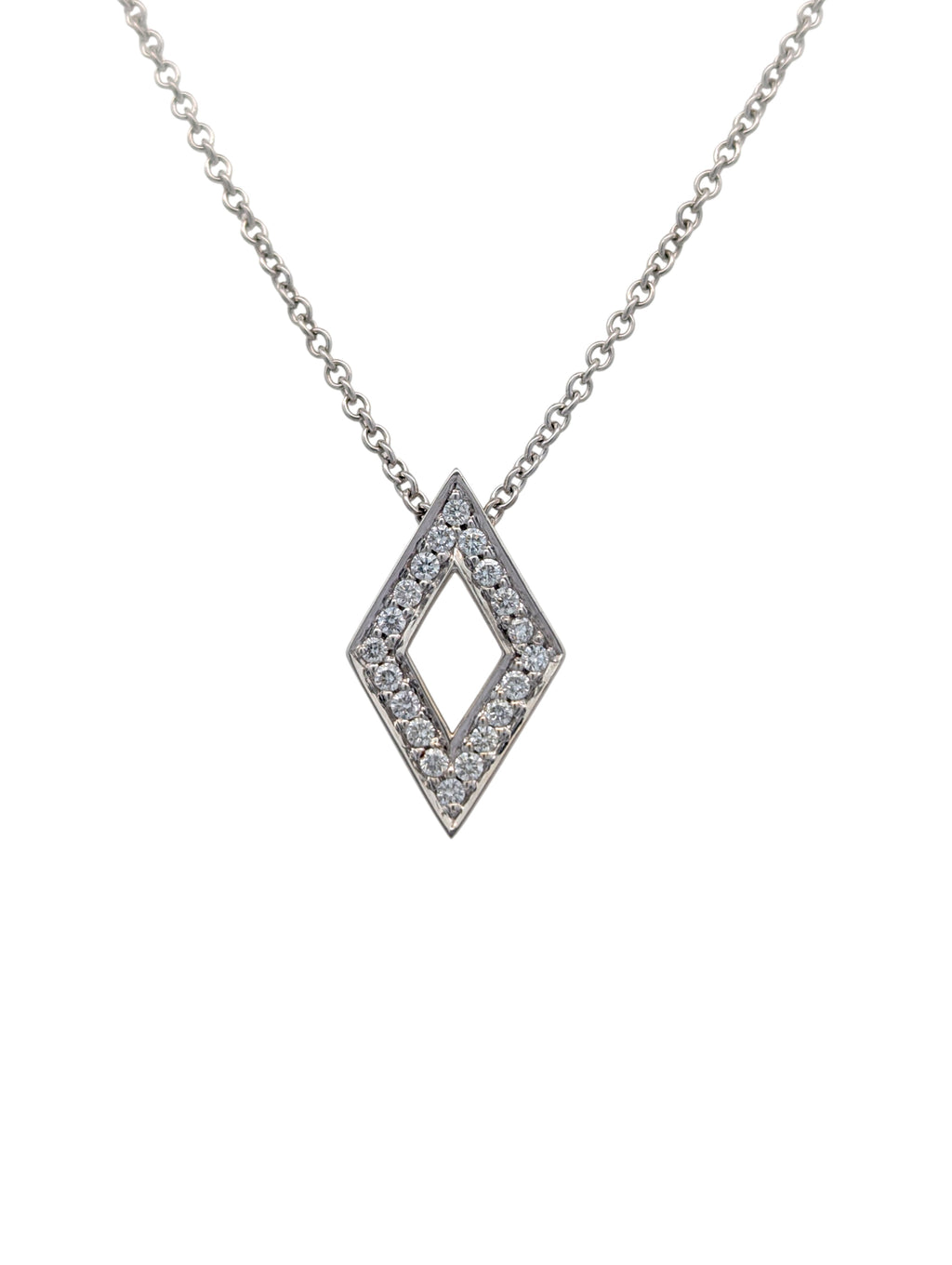 Diamond Kite Necklace
