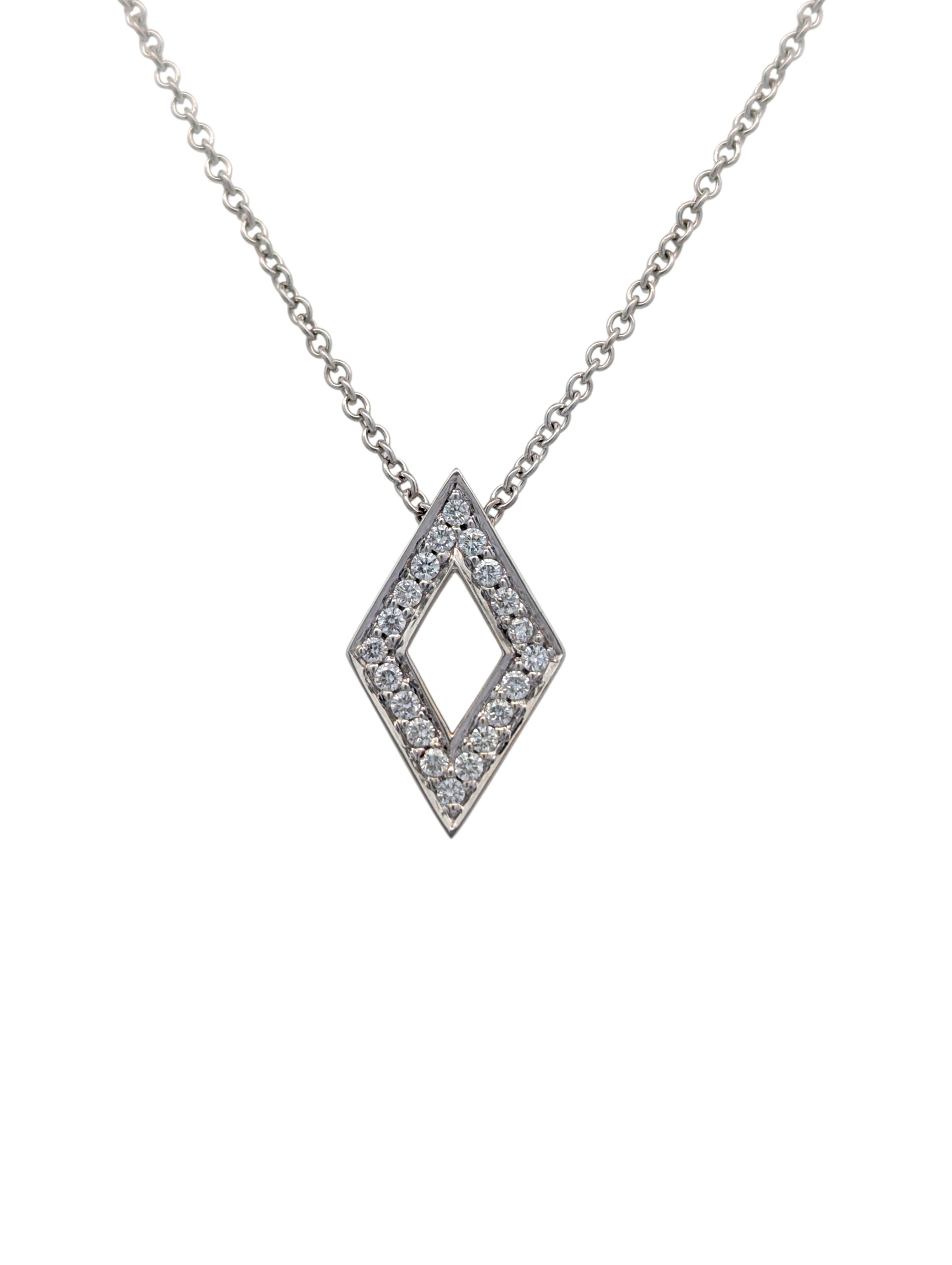 Diamond Kite Necklace
