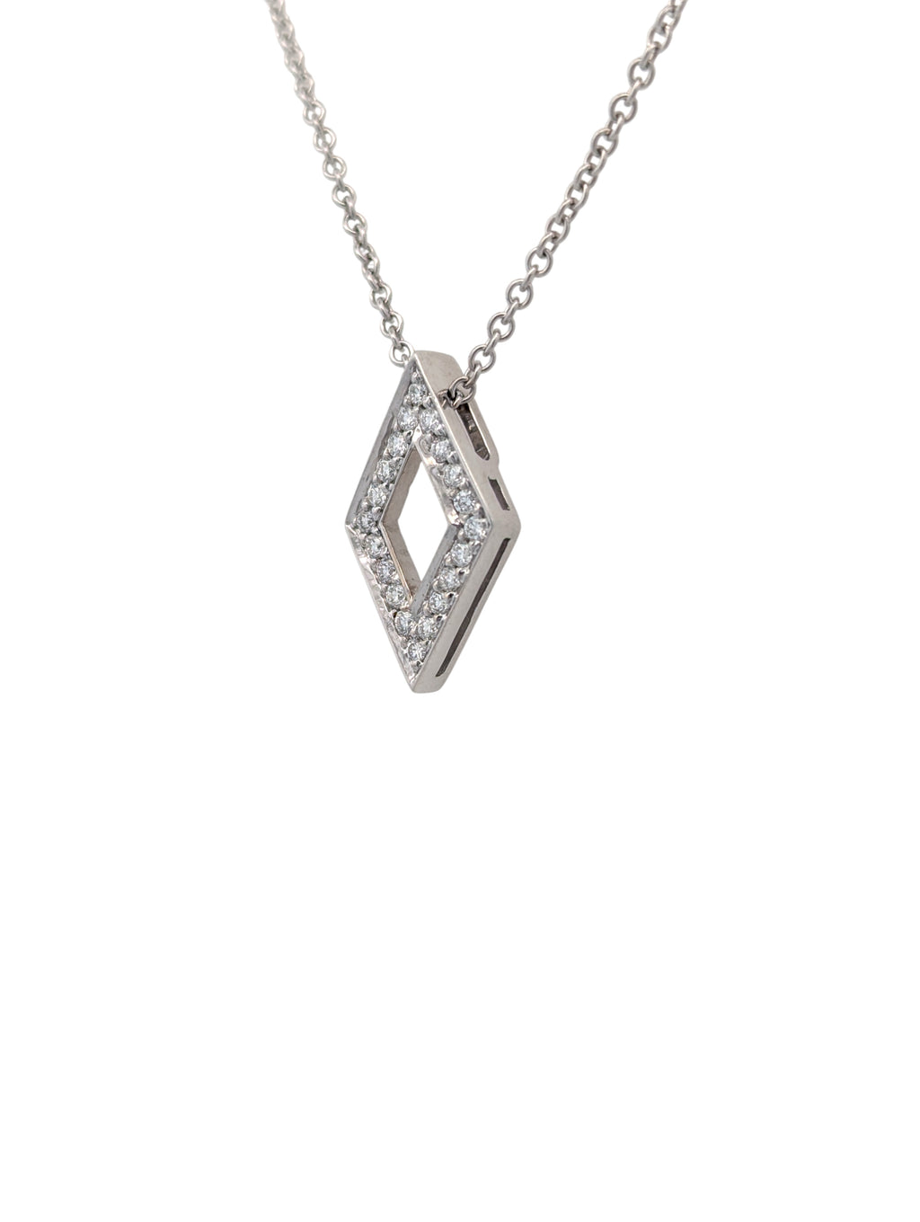 Diamond Kite Necklace