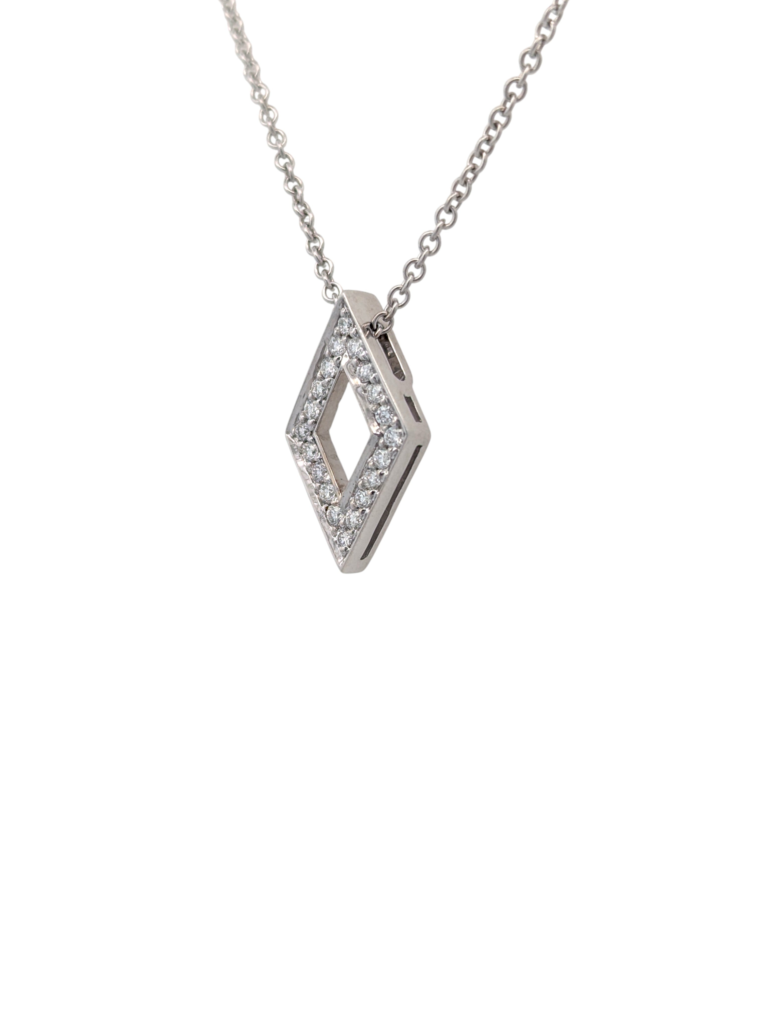 Diamond Kite Necklace