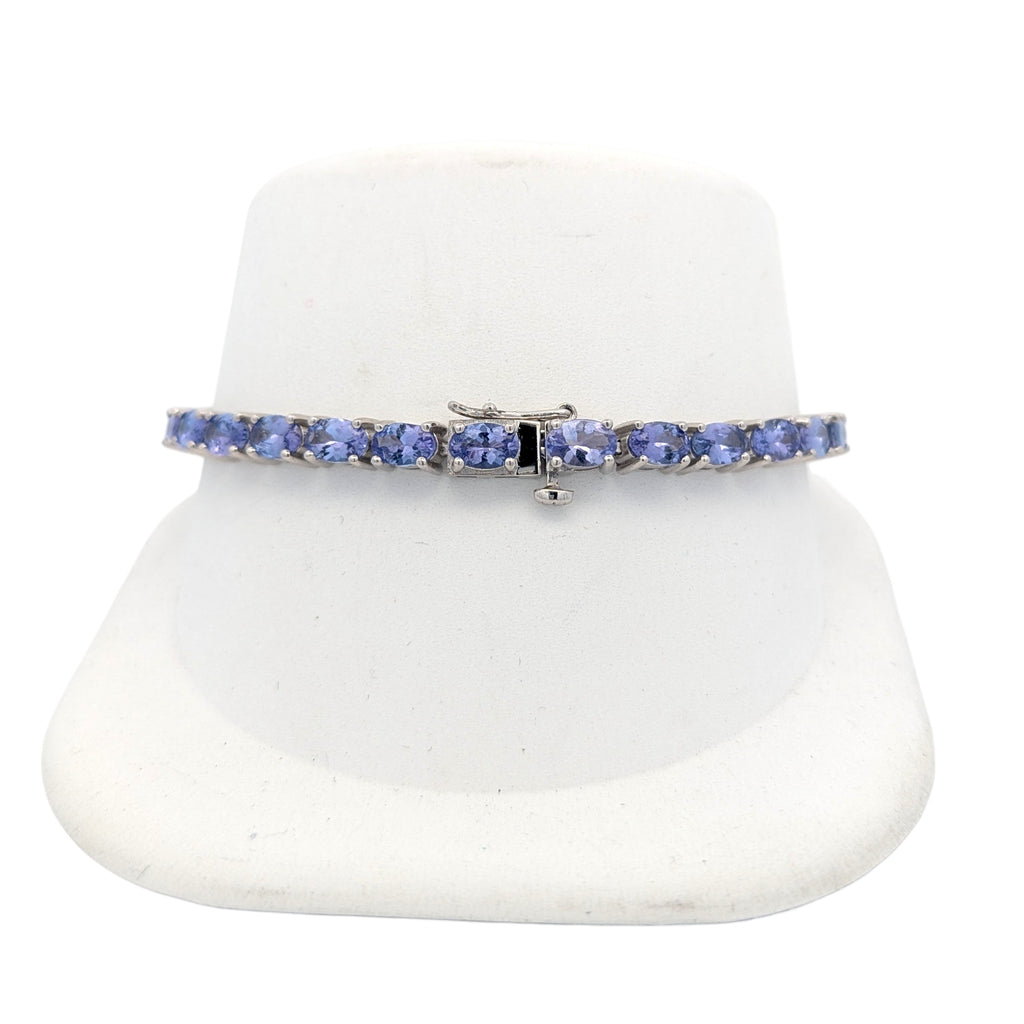 Sterling Silver and Tanzanite Bracelet