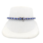 Sterling Silver and Tanzanite Bracelet