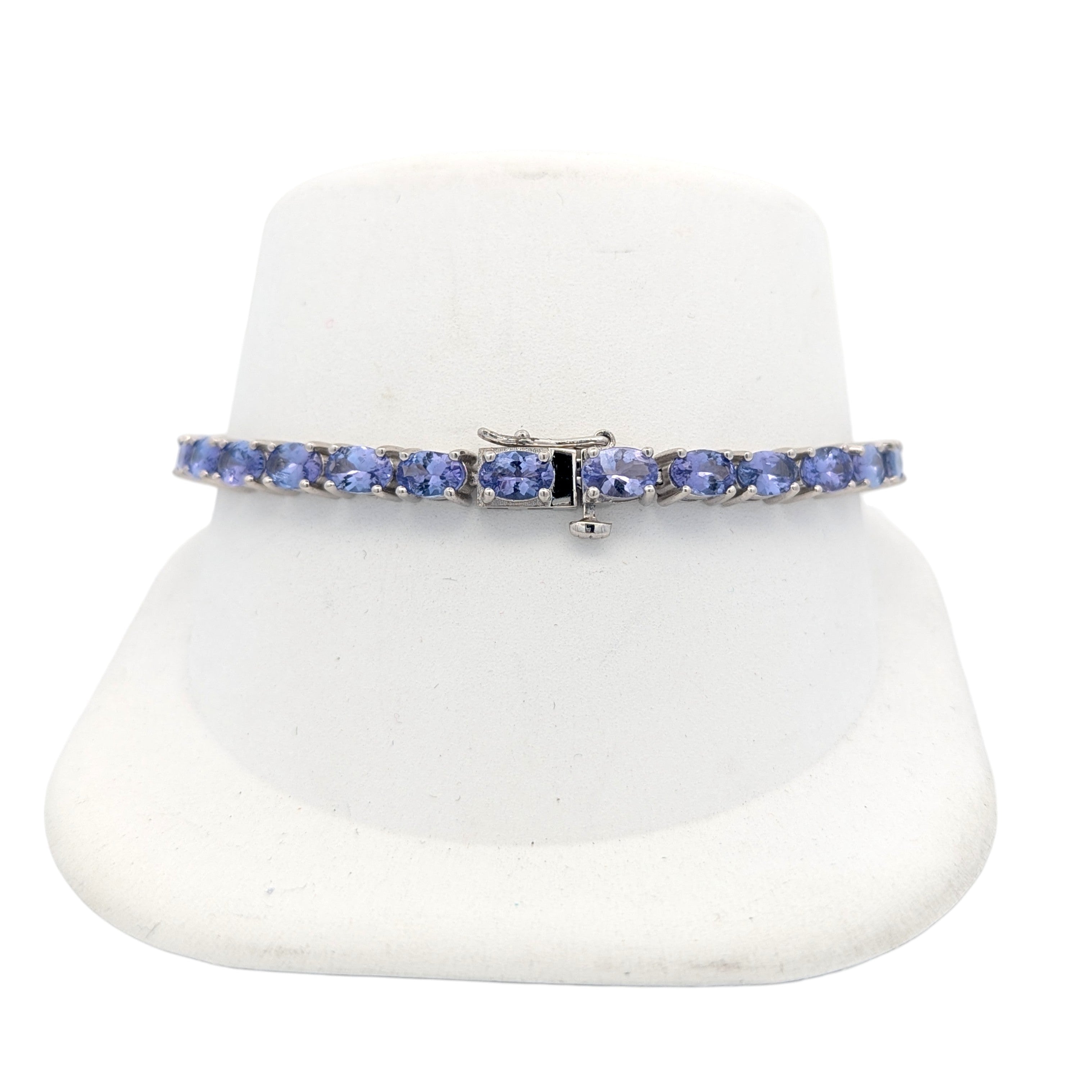 Sterling Silver and Tanzanite Bracelet